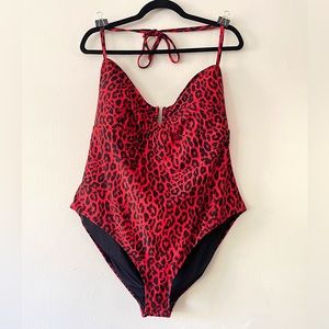 Forever 21+ One Piece Halter Swimsuit